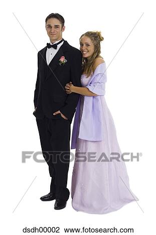 Stock Image - Prom night dates. Fotosearch