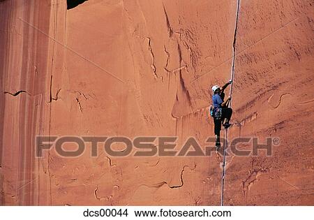 Picture - Rock climbing. Fotosearch