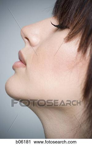 Side profile of a woman's face View Large Photo Image Stock Image - Side profile of a woman's face. Fotosearch
