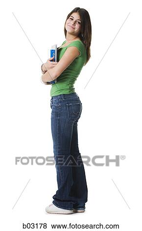 Student holding books View Large Photo Image Stock Photo - Student holding books. Fotosearch
