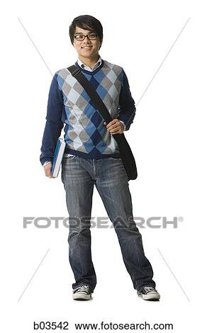 Student with bag and books View Large Photo Image Stock Image - Student with bag and books. Fotosearch