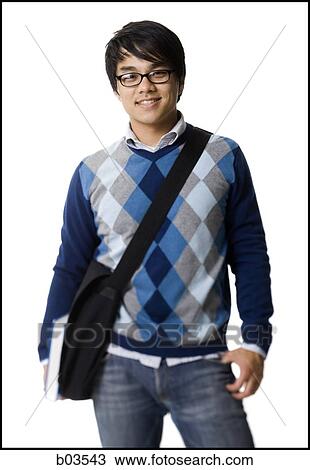 Student with bag and books View Large Photo Image Stock Image - Student with bag and books. Fotosearch