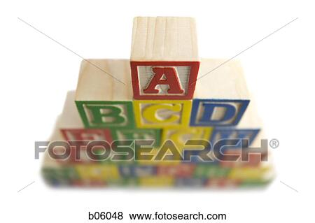 The alphabet with blocks View Large Photo Image Stock Photo - The alphabet with blocks. Fotosearch