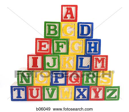 The alphabet with blocks View Large Photo Image Stock Photo - The alphabet with blocks. Fotosearch
