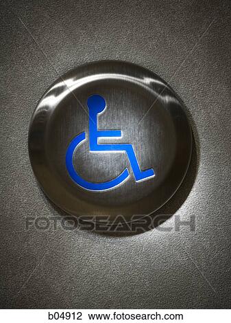 Wheelchair access door button View Large Photo Image Stock Image - Wheelchair access door button. Fotosearch