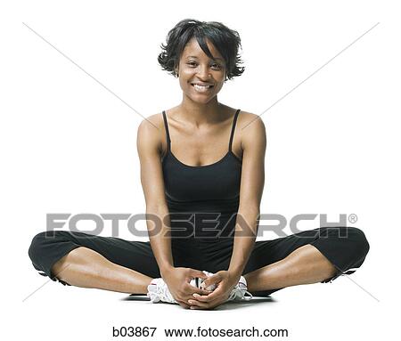 Woman doing yoga View Large Photo Image Stock Photo - Woman doing yoga. Fotosearch