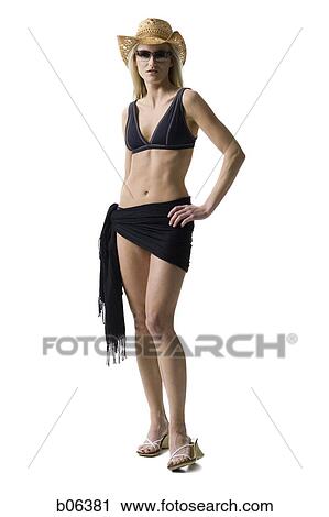 Woman in beachwear View Large Photo Image Stock Image - Woman in beachwear. Fotosearch