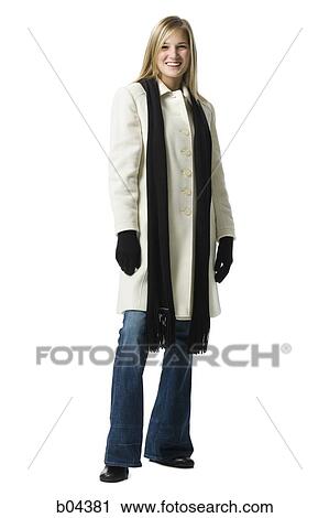 Stock Image - Woman posing. Fotosearch