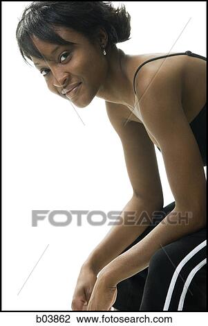 Woman sitting View Large Photo Image Stock Image - Woman sitting. Fotosearch