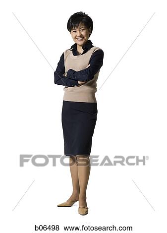 Stock Photo - Woman smiling. Fotosearch