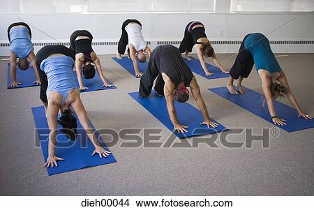 Picture - Yoga class. Fotosearch