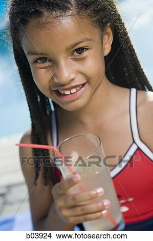 Young girl with lemonade View Large Photo Image Picture - Young girl with lemonade. Fotosearch