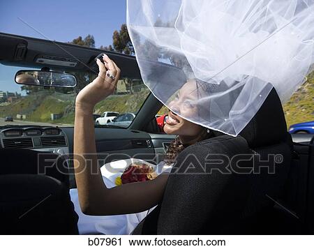 African-American newlywed couple in convertible car View Large Photo Image Stock Image - African-American newlywed couple in convertible car. Fotosearch