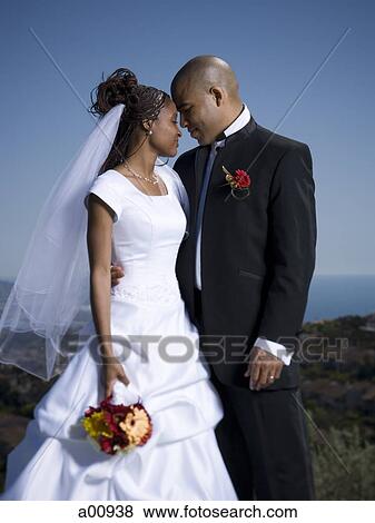 African-American newlywed couple View Large Photo Image Stock Photo - African-American newlywed couple. Fotosearch