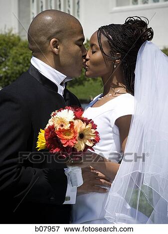 African-American newlywed couple View Large Photo Image Stock Photo - African-American newlywed couple. Fotosearch