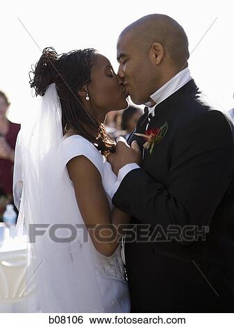 African-American newlywed couple View Large Photo Image Stock Photograph - African-American newlywed couple. Fotosearch