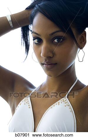 Stock Image - African-American woman. Fotosearch