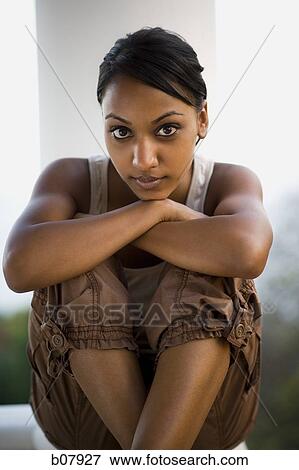 Stock Photo - African-American woman. Fotosearch