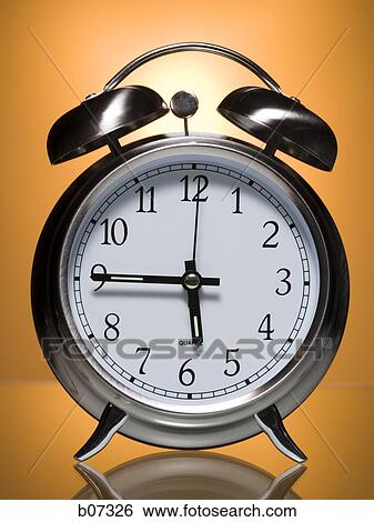 Alarm clock View Large Photo Image Stock Photograph - Alarm clock. Fotosearch