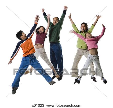 Asian family jumping View Large Photo Image Stock Image - Asian family jumping. Fotosearch
