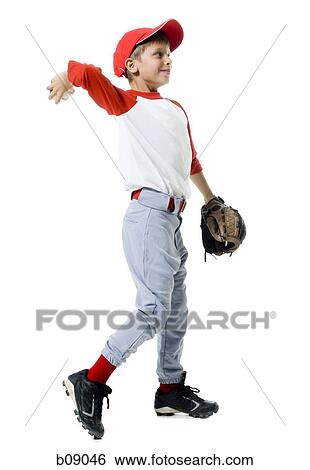 Baseball player throwing a baseball View Large Photo Image Stock Photograph - Baseball player throwing a baseball. Fotosearch