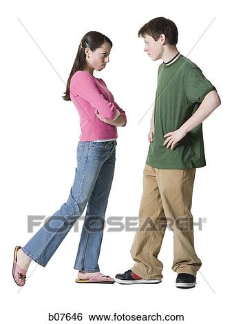Brother and sister posing View Large Photo Image Stock Photograph - Brother and sister posing. Fotosearch