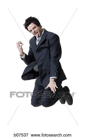 Businessman jumping View Large Photo Image Stock Photo - Businessman jumping. Fotosearch