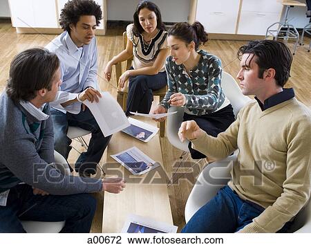 Businesspeople working View Large Photo Image Stock Image - Businesspeople working. Fotosearch