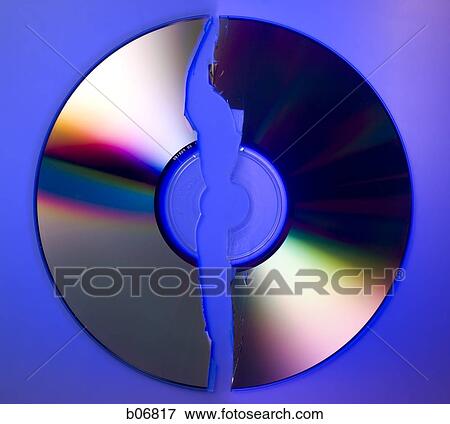 CD broken in half View Large Photo Image Stock Photo - CD broken in half. Fotosearch
