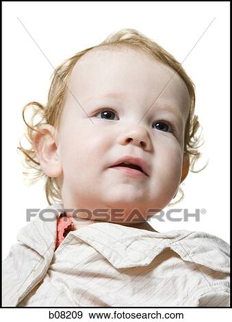 Close-up of a baby girl View Large Photo Image Stock Photo - Close-up of a baby girl. Fotosearch