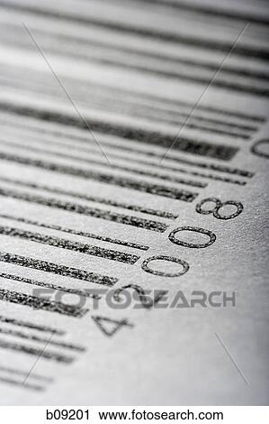 Stock Image - Close-up of a bar code. Fotosearch