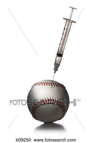 Close-up of a baseball pierced with a hypodermic needle View Large Photo Image Stock Image - Close-up of a baseball pierced with a hypodermic needle. Fotosearch