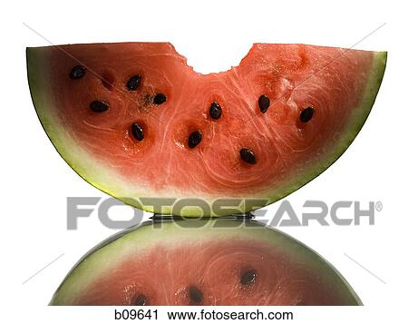 Close-up of a slice of watermelon View Large Photo Image Stock Image - Close-up of a slice of watermelon. Fotosearch