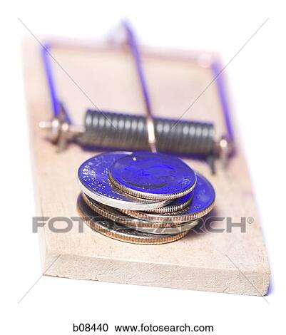 Close-up of a stack of coins on a mousetrap View Large Photo Image Stock Image - Close-up of a stack of coins on a mousetrap. Fotosearch