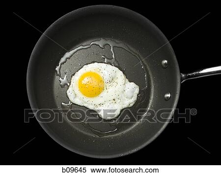 Close-up of an egg cooking in a frying pan View Large Photo Image Stock Photography - Close-up of an egg cooking in a frying pan. Fotosearch
