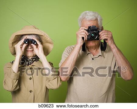 a pair of binoculars