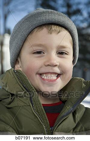 Stock Image - Close-up of boy. Fotosearch
