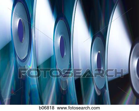 Close-up of CDs View Large Photo Image Stock Photo - Close-up of CDs. Fotosearch