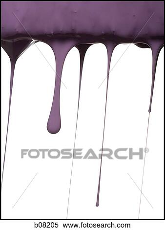 Close-up of dripping purple paint View Large Photo Image Stock Photography - Close-up of dripping purple paint. Fotosearch