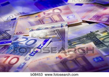 Close-up of Euro notes View Large Photo Image Stock Image - Close-up of Euro notes. Fotosearch