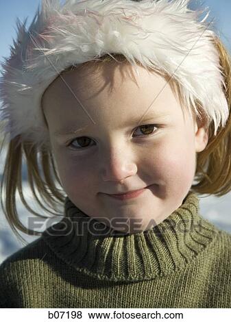Stock Photo - Close-up of girl. Fotosearch