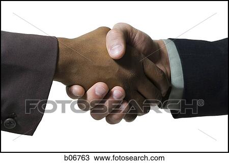 Stock Image - Close-up of handshake. Fotosearch