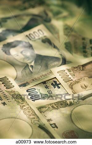 Close-up of Japanese Yen View Large Photo Image Stock Image - Close-up of Japanese Yen. Fotosearch