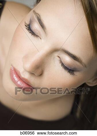 Stock Photograph - Close-up of woman. Fotosearch