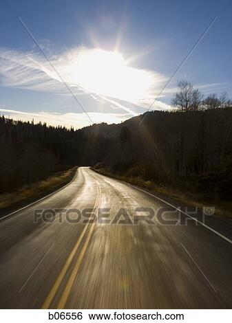 Deserted highway View Large Photo Image Stock Photograph - Deserted highway. Fotosearch