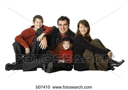 Family posing for portrait View Large Photo Image Stock Image - Family posing for portrait. Fotosearch