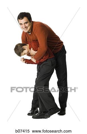 Father playing and posing with son View Large Photo Image Stock Photography - Father playing and posing with son. Fotosearch