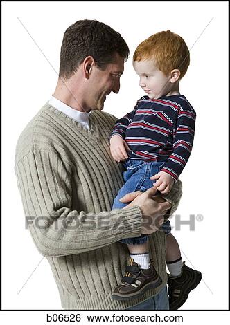 Father with son View Large Photo Image Stock Photograph - Father with son. Fotosearch