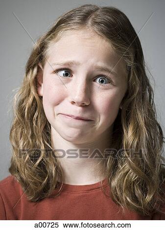 Girl making a face View Large Photo Image Stock Photography - Girl making a face. Fotosearch