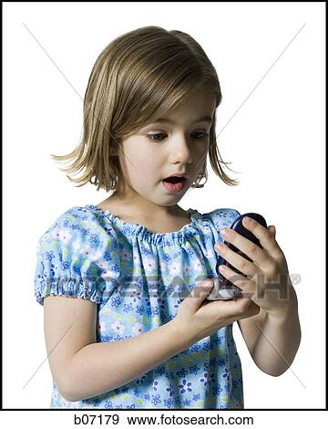 Girl with cellphone View Large Photo Image Stock Photo - Girl with cellphone. Fotosearch